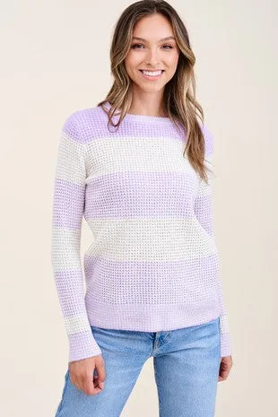 Waffle Textured Sweater