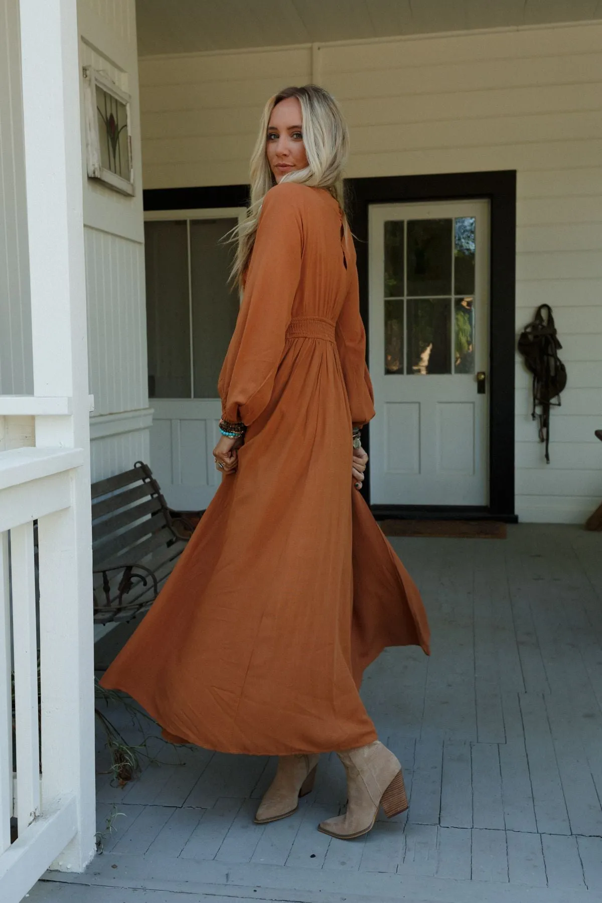 Wila Maxi Dress - Camel