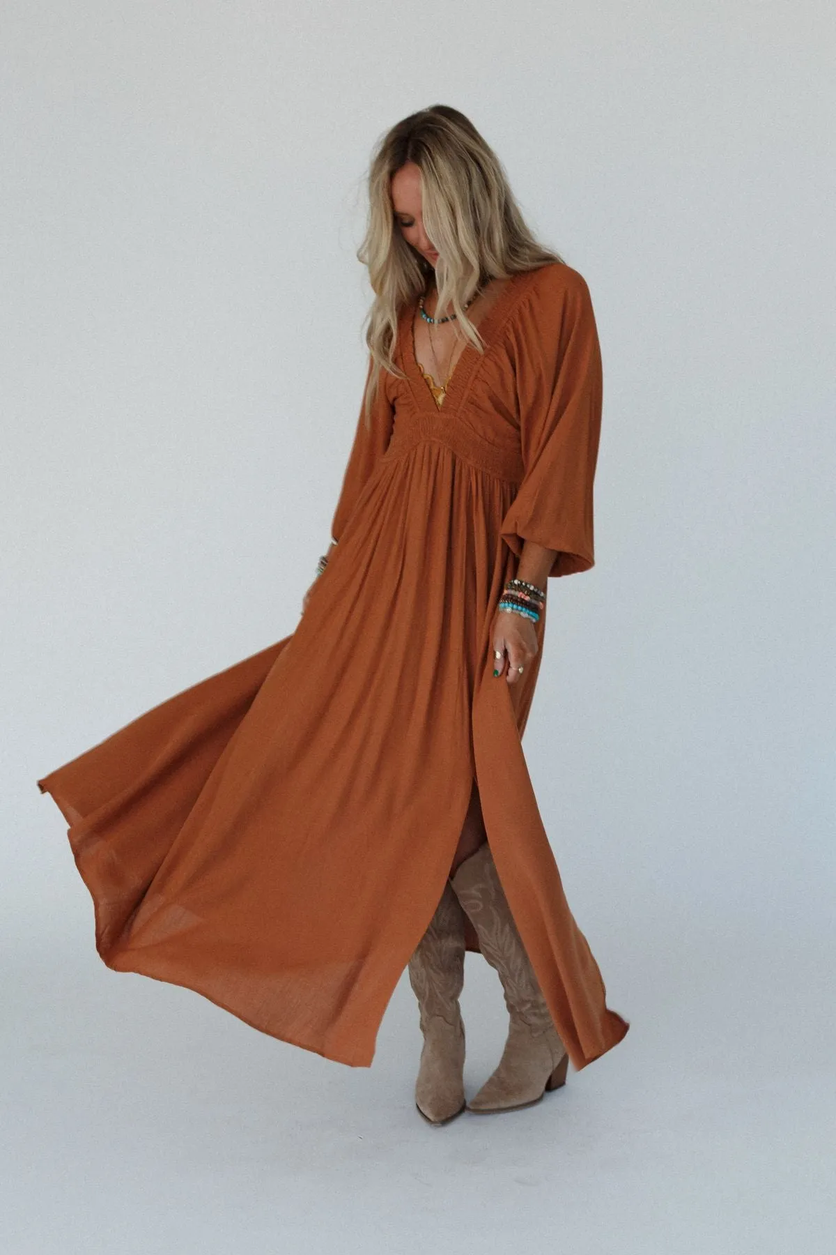 Wila Maxi Dress - Camel