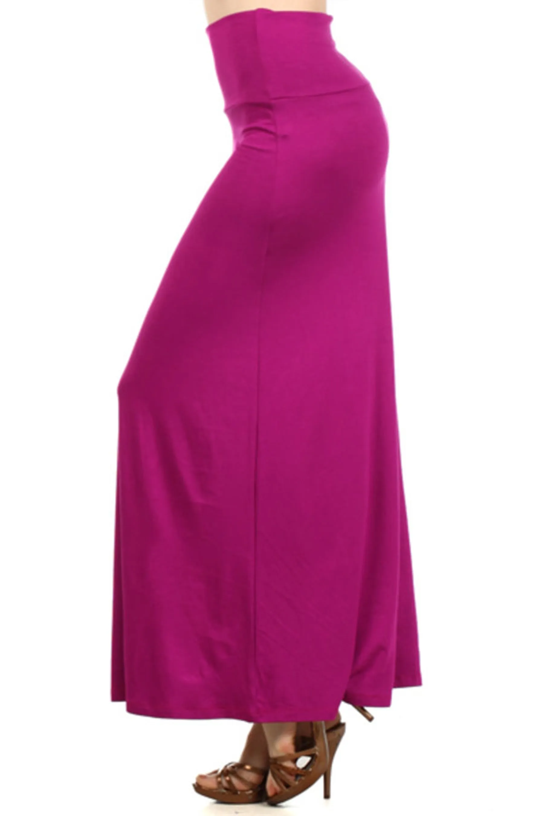 Women's Chic and Comfortable High-Waisted Maxi Skirt