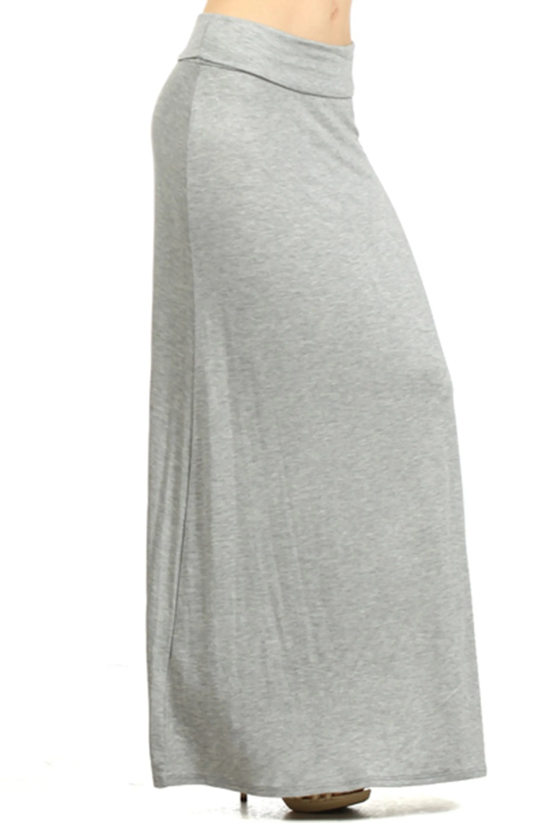 Women's Chic and Comfortable High-Waisted Maxi Skirt