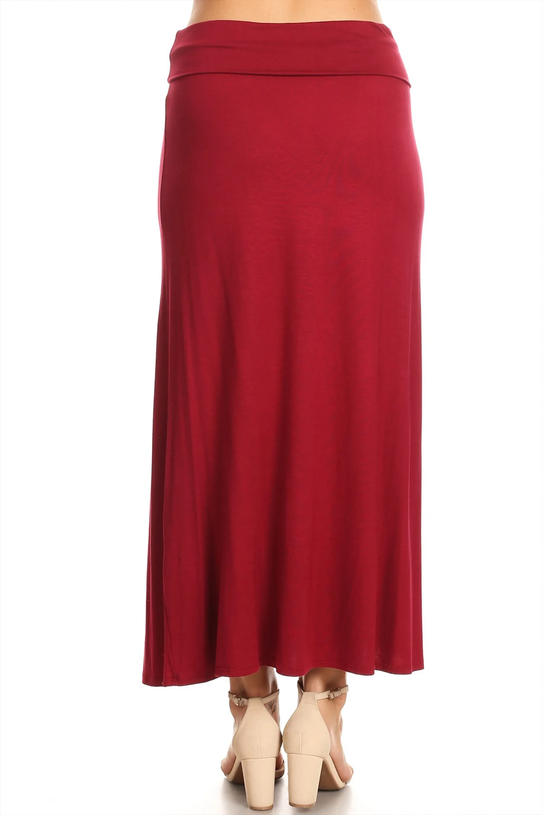 Women's Chic and Comfortable High-Waisted Maxi Skirt