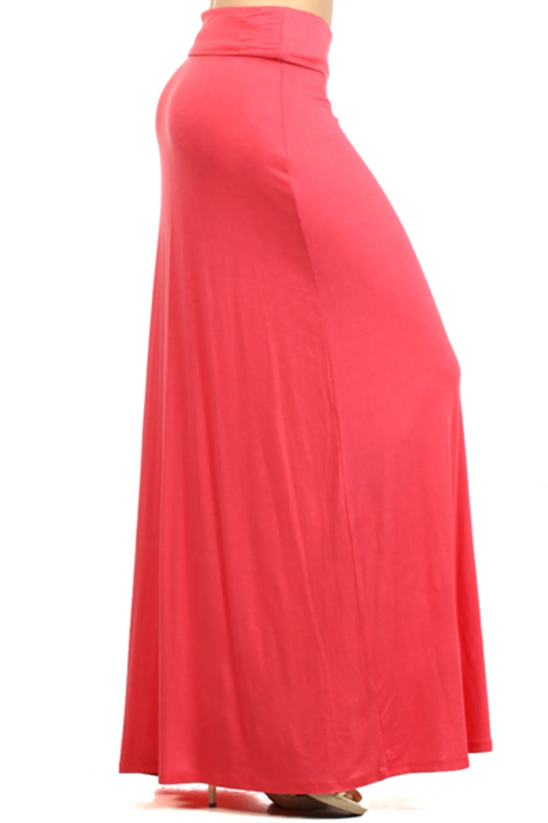 Women's Chic and Comfortable High-Waisted Maxi Skirt