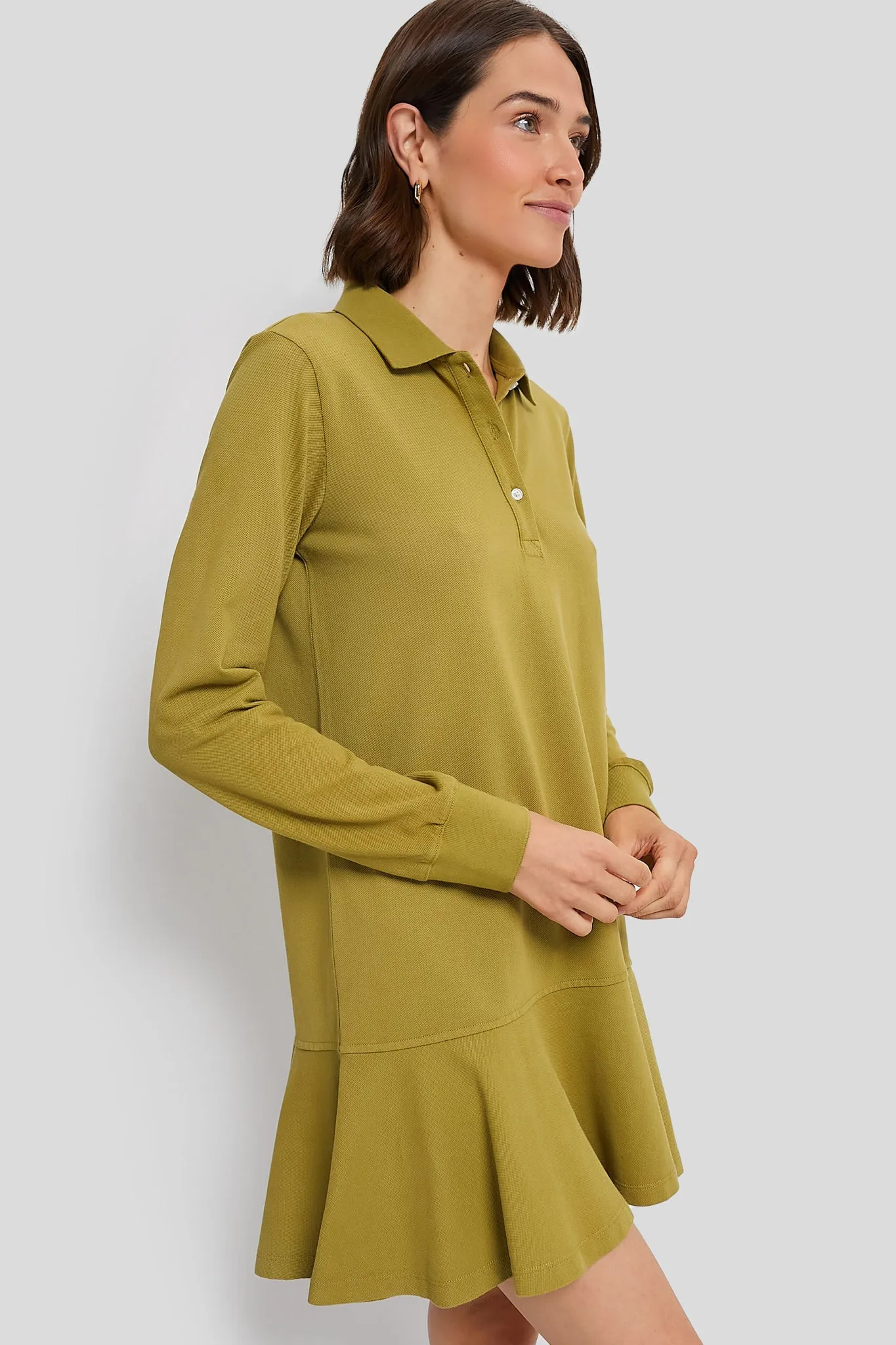 Woodbine Long Sleeve Pique May Polo Dress