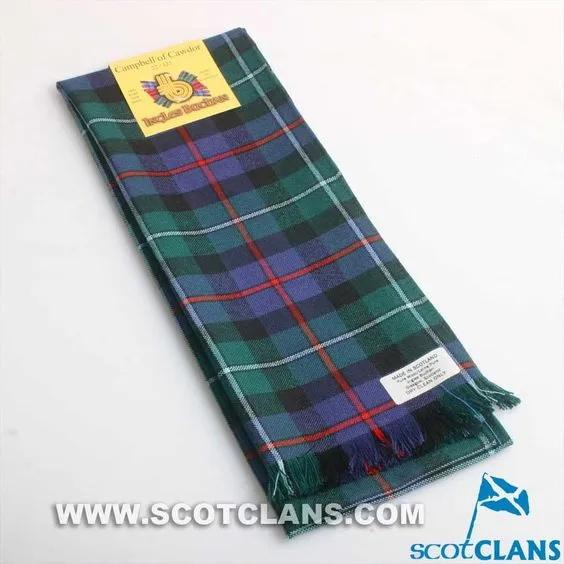 Wool Scarf in Campbell of Cawdor Modern Tartan