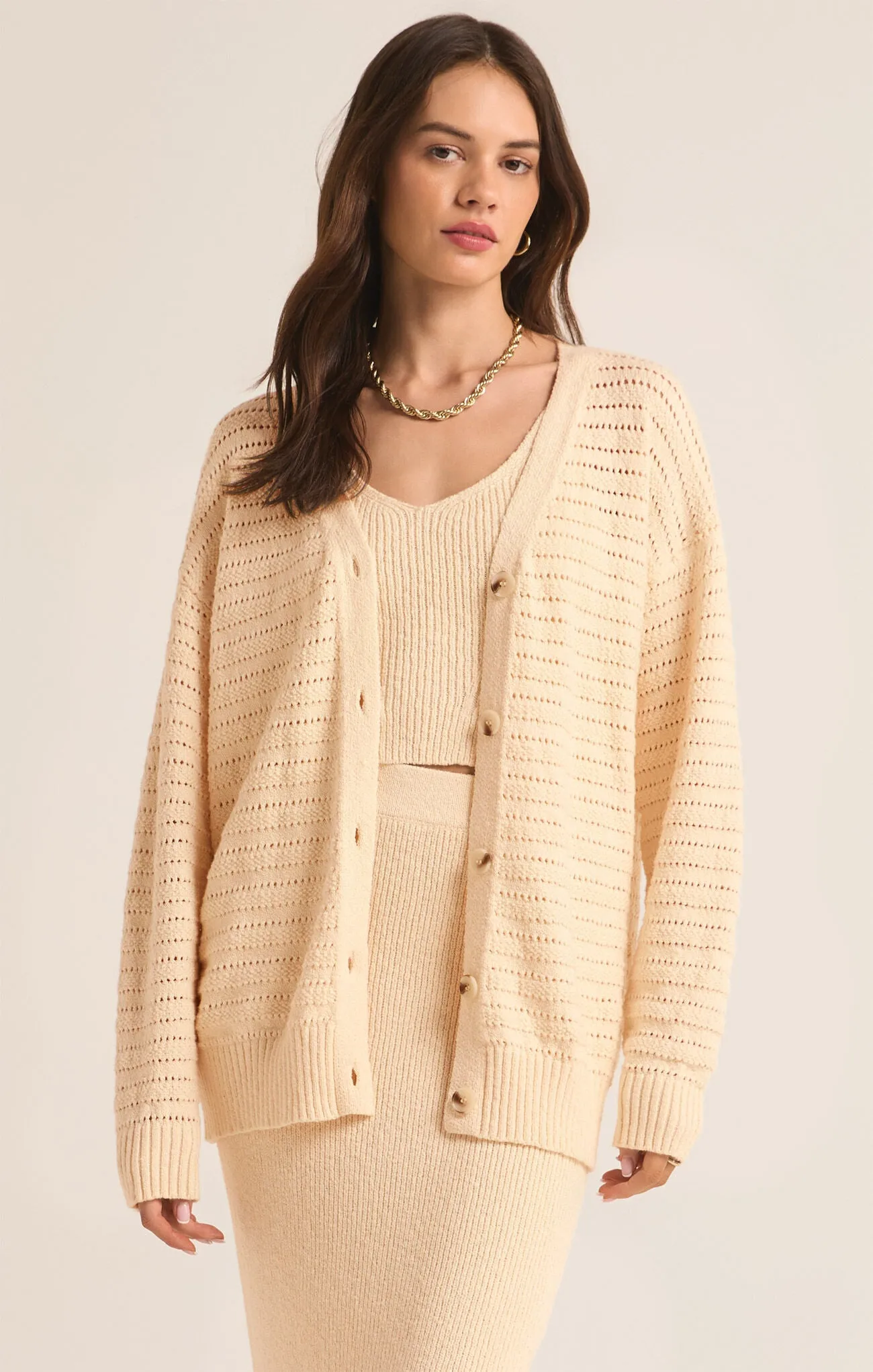 Z SUPPLY - ARCADIA POINTELLE CARDIGAN