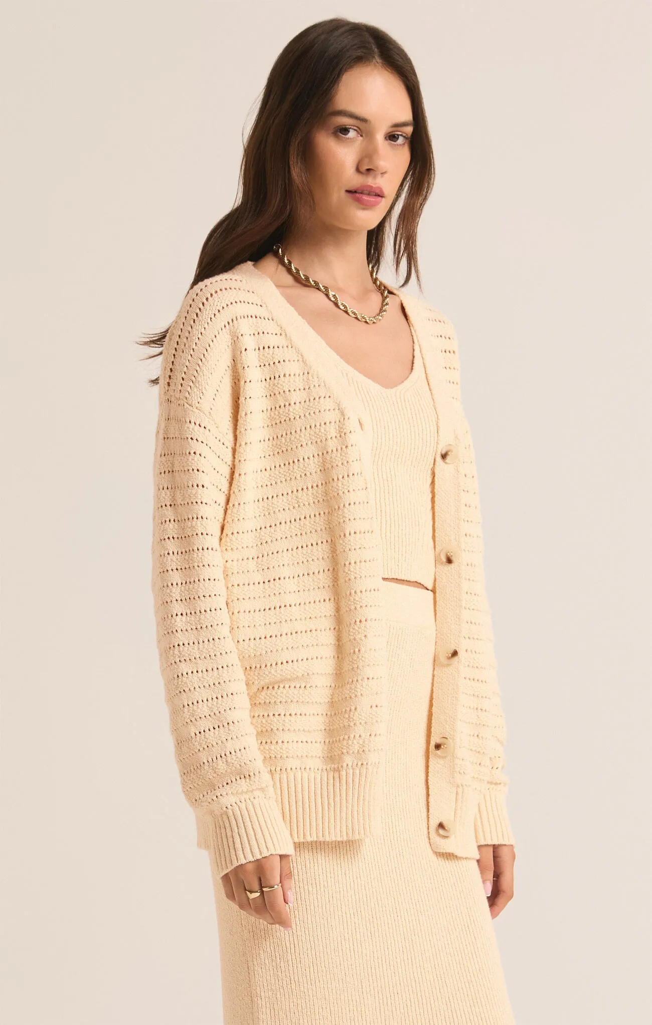 Z SUPPLY - ARCADIA POINTELLE CARDIGAN